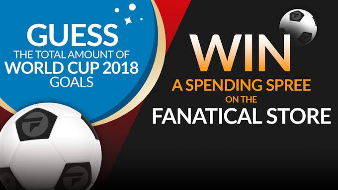 Win a shopping spree by guessing total World Cup 2018 goals
